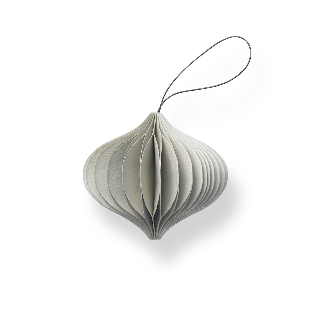 Nordstjerne Sustain Folded Ornament Onion, Nude Grey