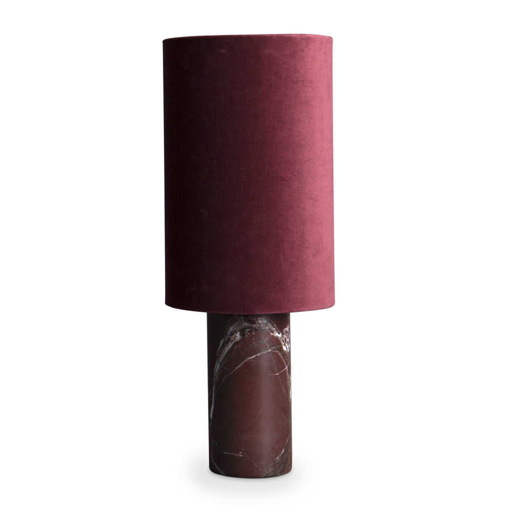 statement lampe, burgundy