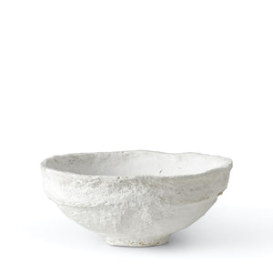 
                  
                    SUSTAIN sculptural papier mache bowl, white
                  
                